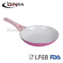 CE LFGB approved forged frying pan with colorful painting